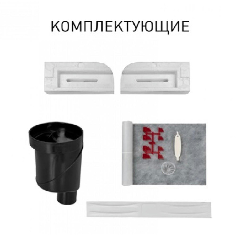 Душевой лоток Berges В1 Keramik 500 (090016) матовый хром