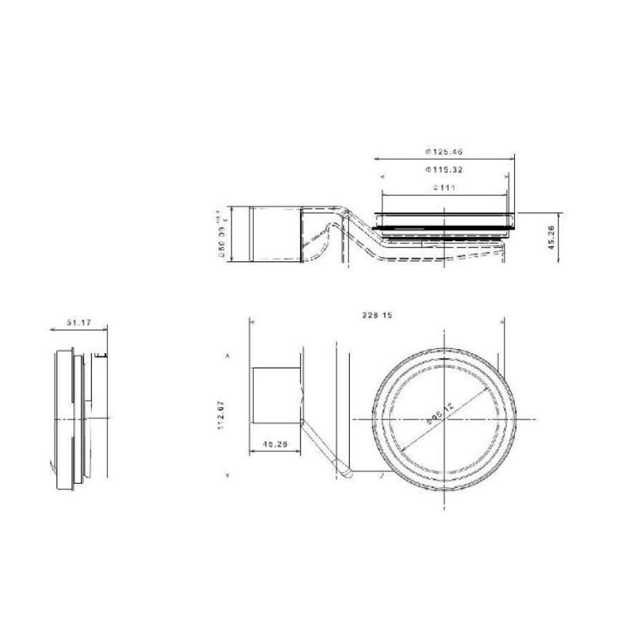 Душевой лоток Pestan Confluo Frameless Line 650 13701231, матовый хром