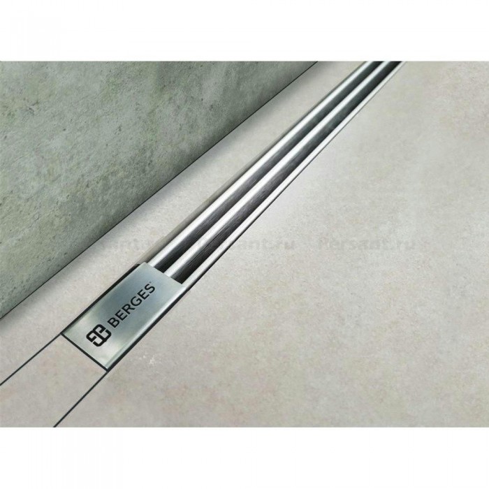 Душевой лоток Berges SUPER Slim 800 090154 матовый хром