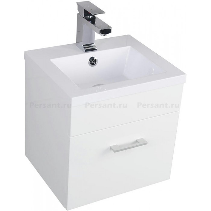 Тумба под раковину Aquanet Нота 50 159138 подвесная, белая