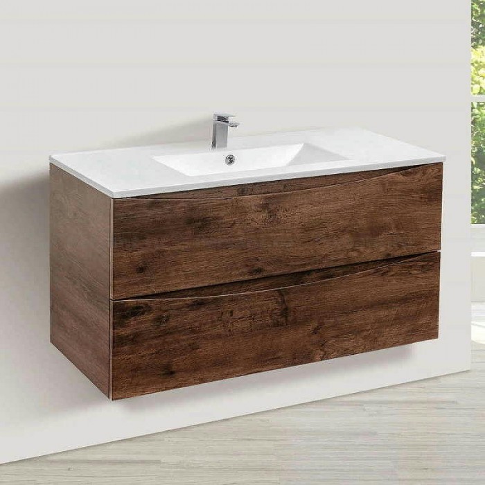 Тумба под раковину Vincea Mia 100 VMC-2MC100RW подвесная R.Wood