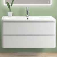 Тумба под раковину BelBagno Albano 100 ALBANO-1000-2C-SO-BL подвесная Bianco Lucido