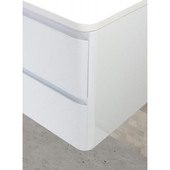 Тумба под раковину BelBagno Albano 100 ALBANO-1000-2C-SO-BL подвесная Bianco Lucido