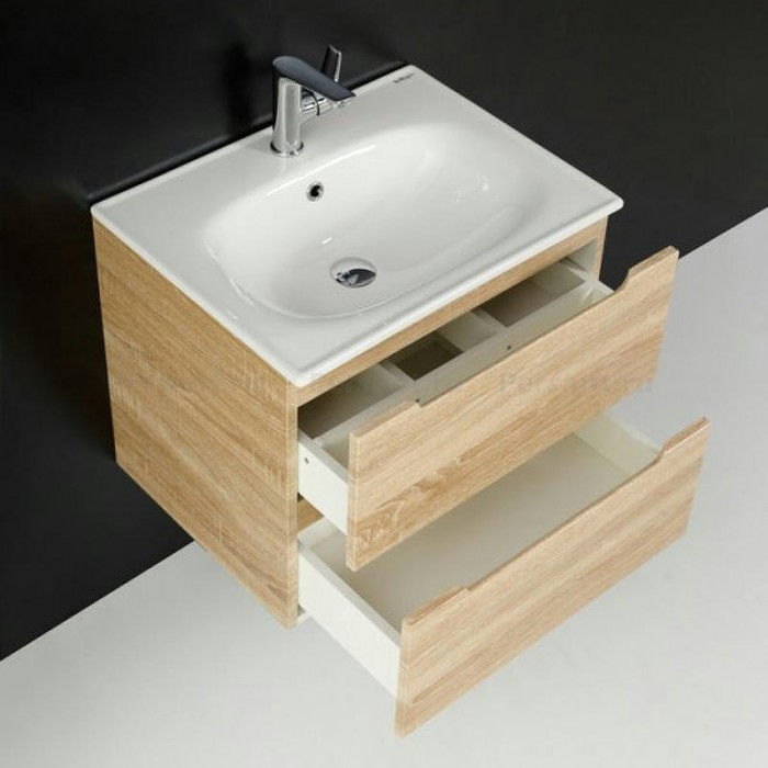 Тумба под раковину BelBagno Etna 60 ETNA-600-2C-SO-WO-P подвесная Rovere Bianco