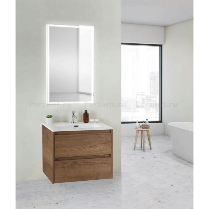 Тумба под раковину BelBagno KRAFT 39-800/390-2C-SO-RT подвесная Rovere Tabacco