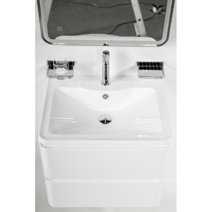 Тумба под раковину BelBagno Albano 70 ALBANO-700-2C-SO-BL подвесная Bianco Lucido