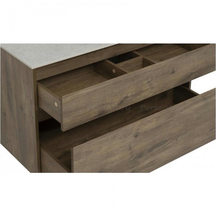 Тумба под раковину Aquanet Nova Lite 100 249957 подвесная, дуб рустикальный