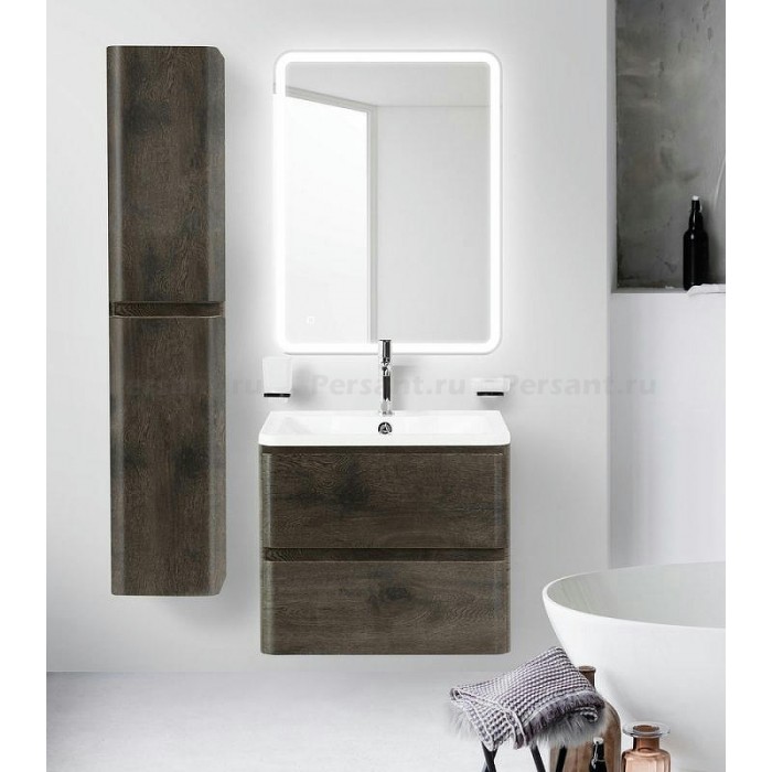Тумба под раковину BelBagno Albano 70 ALBANO-700-2C-SO-RNG подвесная Rovere Nature Grigio