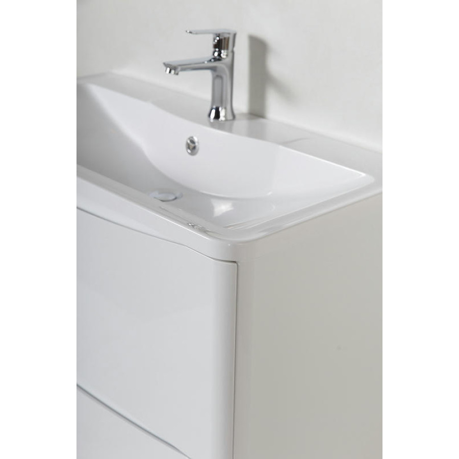 Тумба под раковину BelBagno 80 ACQUA-800-2C-PIA-BL Bianco Lucido