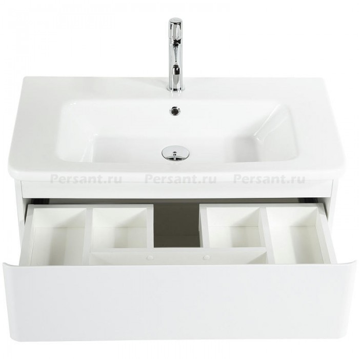 Тумба под раковину BelBagno 105 ALBANO-CER-1050-2C-SO-BL подвесная Bianco Lucido
