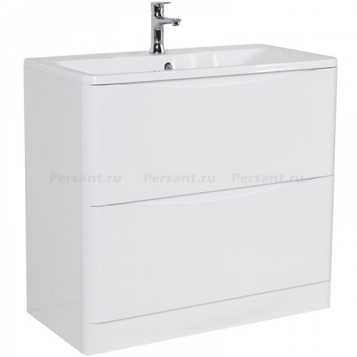 Тумба под раковину BelBagno Acqua 90 ACQUA-900-2C-PIA-BL Bianco Lucido