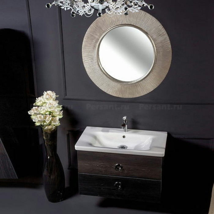 Тумба под раковину Boheme Armadi Art NeoArt 100 830-100-BW подвесная Black Wood