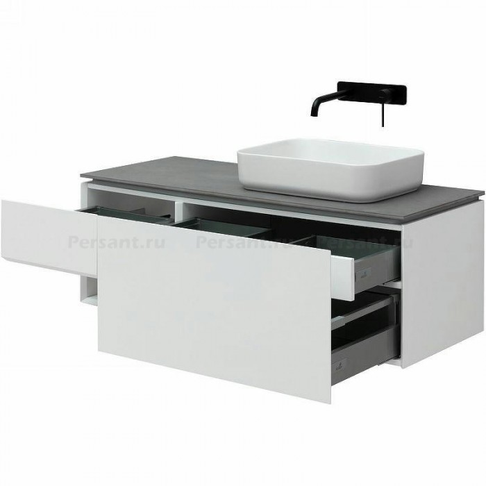 Тумба под раковину Allen Brau Infinity 120 R 1.21008.WM подвесная, белая матовая