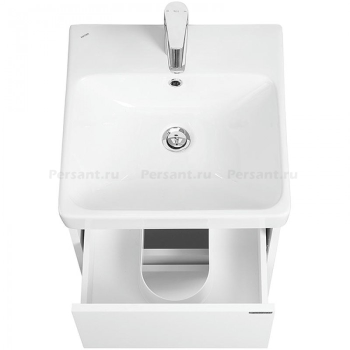 Тумба с раковиной Aquaton Сканди 45 1A2516K0SD010 подвесная, белая