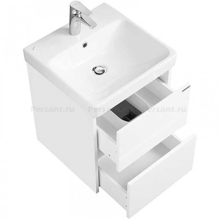 Тумба с раковиной Aquaton Сканди 45 1A2516K0SD010 подвесная, белая