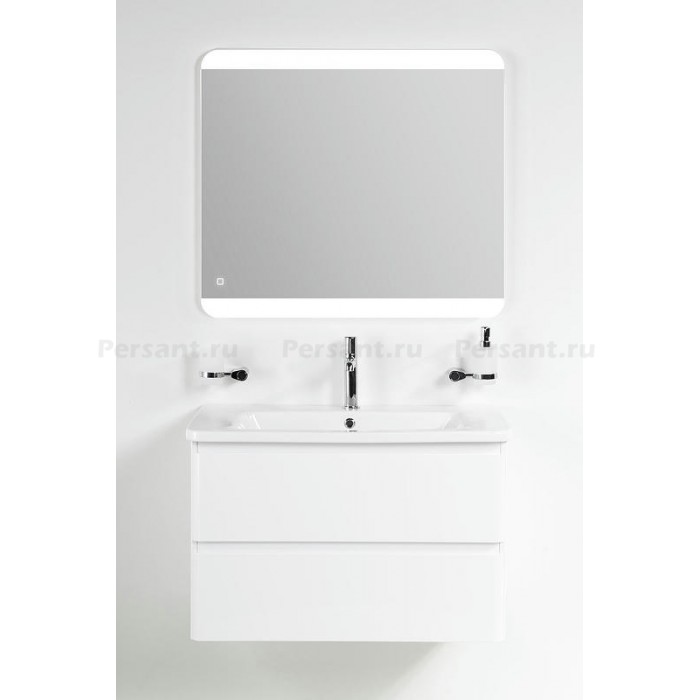 Тумба под раковину BelBagno 105 ALBANO-CER-1050-2C-SO-BL подвесная Bianco Lucido