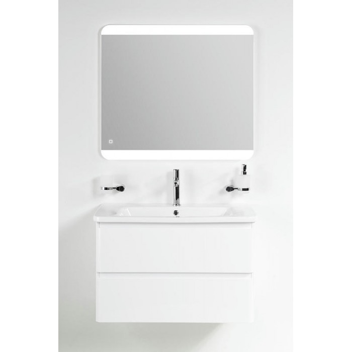 Тумба под раковину BelBagno 80 ALBANO-CER-800-2C-SO-BL подвесная Bianco Lucido