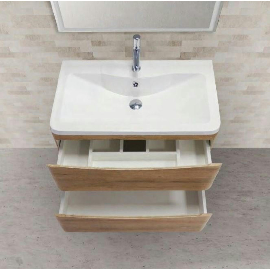 Тумба под раковину BelBagno ACQUA-1000-2C-SO-RR подвесная Rovere Rustico