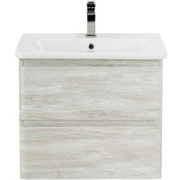 Тумба под раковину BelBagno 60 ALBANO-CER-600-2C-SO-RVB подвесная Rovere Vintage Bianco