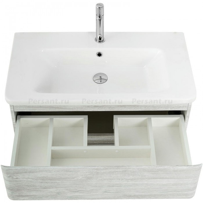 Тумба под раковину BelBagno 105 ALBANO-CER-1050-2C-SO-RVB подвесная Rovere Vintage Bianco
