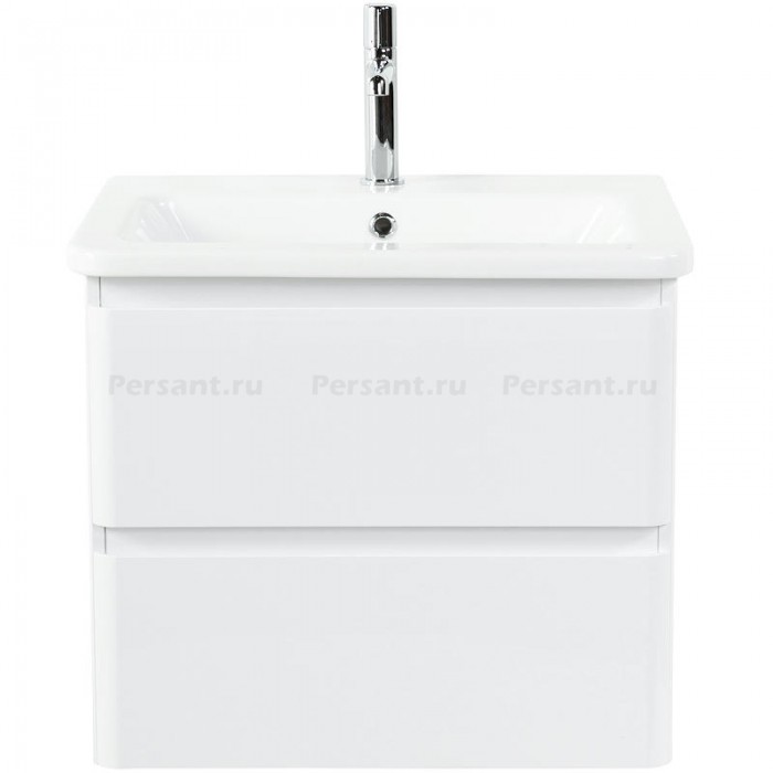 Тумба под раковину BelBagno 60 ALBANO-CER-600-2C-SO-BL подвесная Bianco Lucido