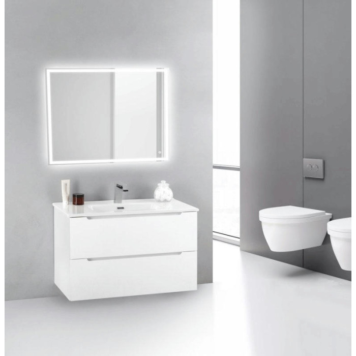 Тумба под раковину BelBagno ETNA 80x39 ETNA39-800/390-2C-SO-BL-P подвесная Bianco Lucido