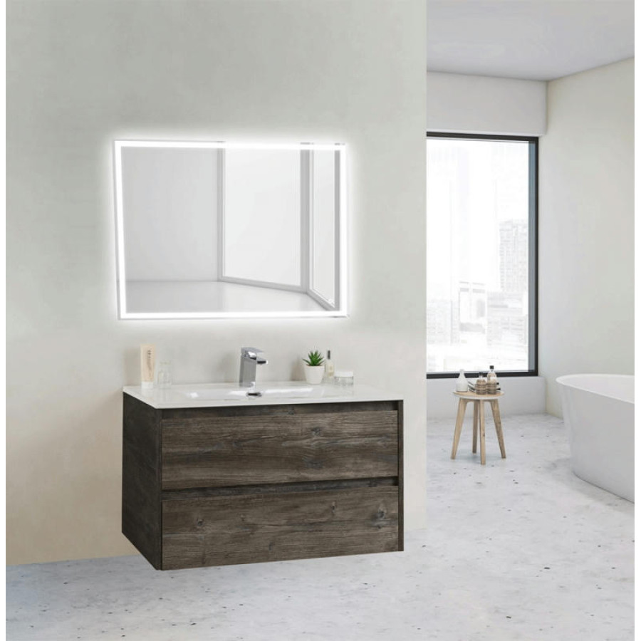 Тумба под раковину BelBagno KRAFT 39-700/390-2C-SO-PP подвесная Pino Pasadena