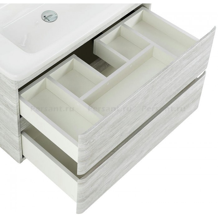Тумба под раковину BelBagno 105 ALBANO-CER-1050-2C-SO-RVB подвесная Rovere Vintage Bianco