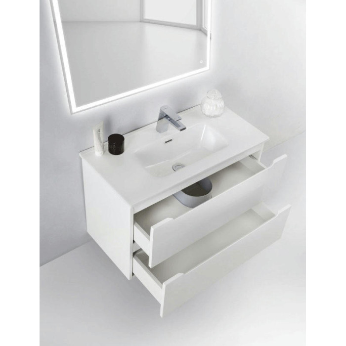 Тумба под раковину BelBagno ETNA 80x39 ETNA39-800/390-2C-SO-BL-P подвесная Bianco Lucido