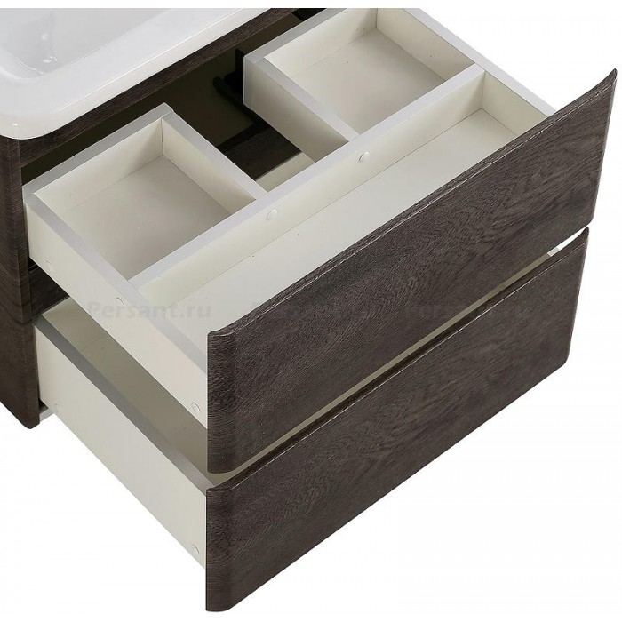 Тумба под раковину BelBagno 60 ALBANO-CER-600-2C-SO-RNG подвесная Rovere Nature Grigio