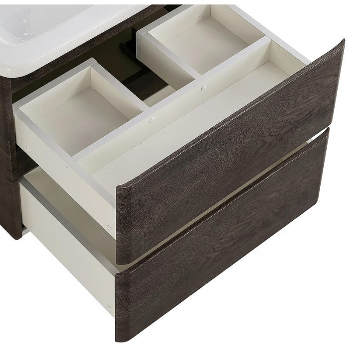 Тумба под раковину BelBagno 60 ALBANO-CER-600-2C-SO-RNG подвесная Rovere Nature Grigio