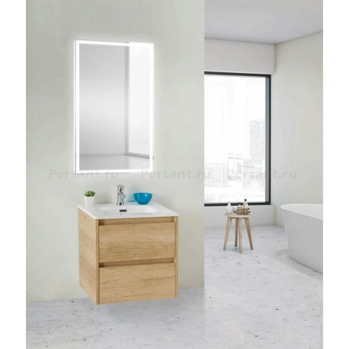 Тумба под раковину BelBagno KRAFT 39-600/390-2C-SO-RNN подвесная Rovere Nebrasca Nature