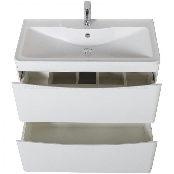 Тумба под раковину BelBagno Acqua 100 ACQUA-1000-2C-PIA-BL Bianco Lucido