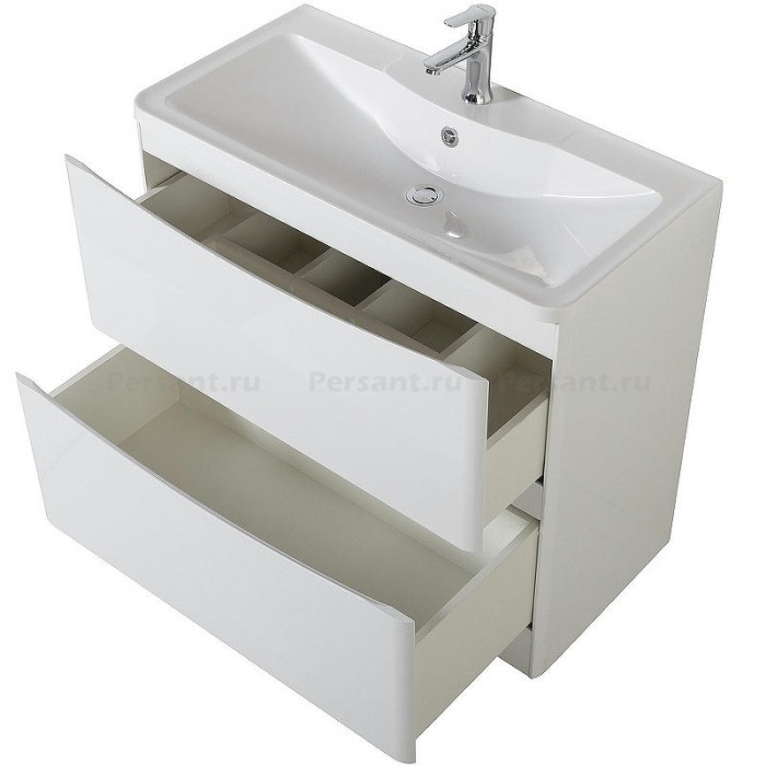 Тумба под раковину BelBagno Acqua 100 ACQUA-1000-2C-PIA-BL Bianco Lucido