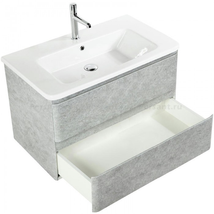 Тумба под раковину BelBagno 105 ALBANO-CER-1050-2C-SO-CVG подвесная Cemento Verona Grigio