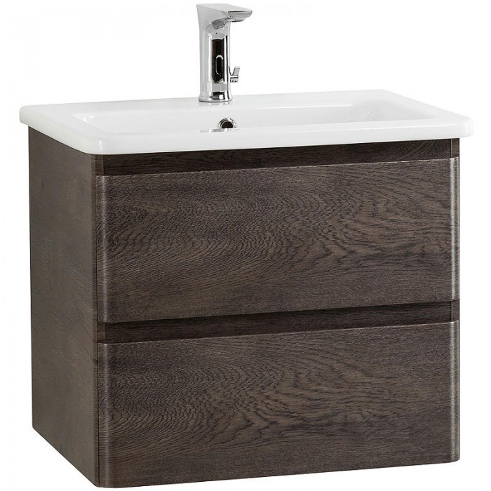 Тумба под раковину BelBagno 60 ALBANO-CER-600-2C-SO-RNG подвесная Rovere Nature Grigio