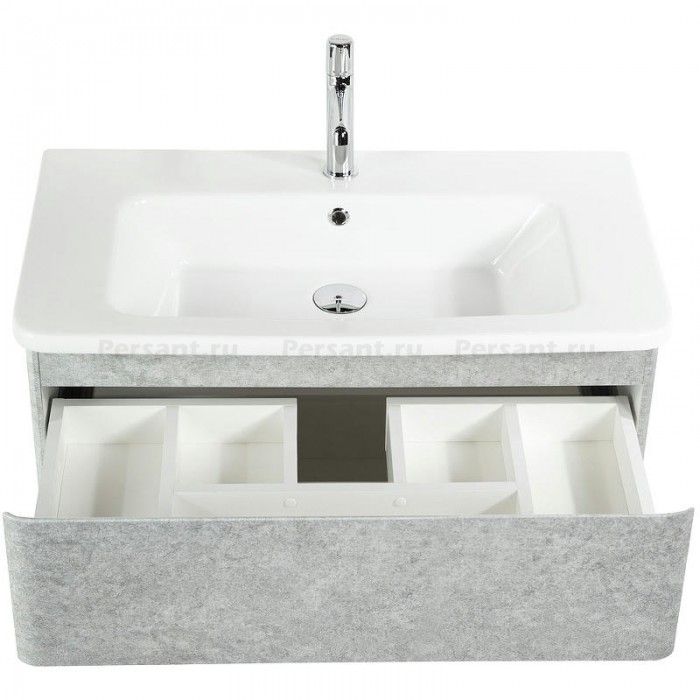 Тумба под раковину BelBagno 105 ALBANO-CER-1050-2C-SO-CVG подвесная Cemento Verona Grigio