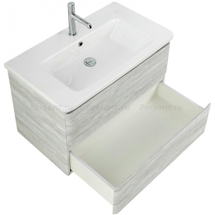 Тумба под раковину BelBagno 105 ALBANO-CER-1050-2C-SO-RVB подвесная Rovere Vintage Bianco