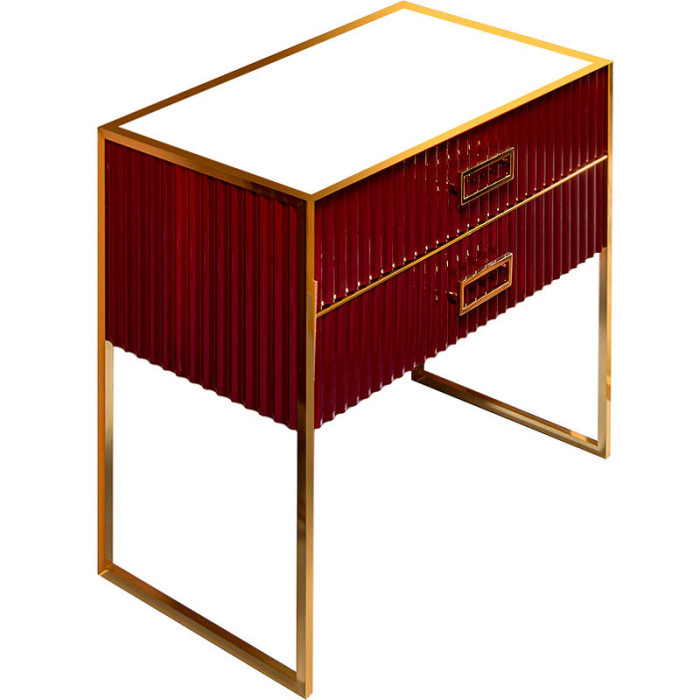 Тумба под раковину Boheme Armadi Art Monaco 100 867-100-RG Бордо глянец Золото