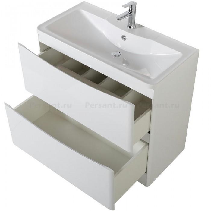 Тумба под раковину BelBagno Acqua 90 ACQUA-900-2C-PIA-BL Bianco Lucido