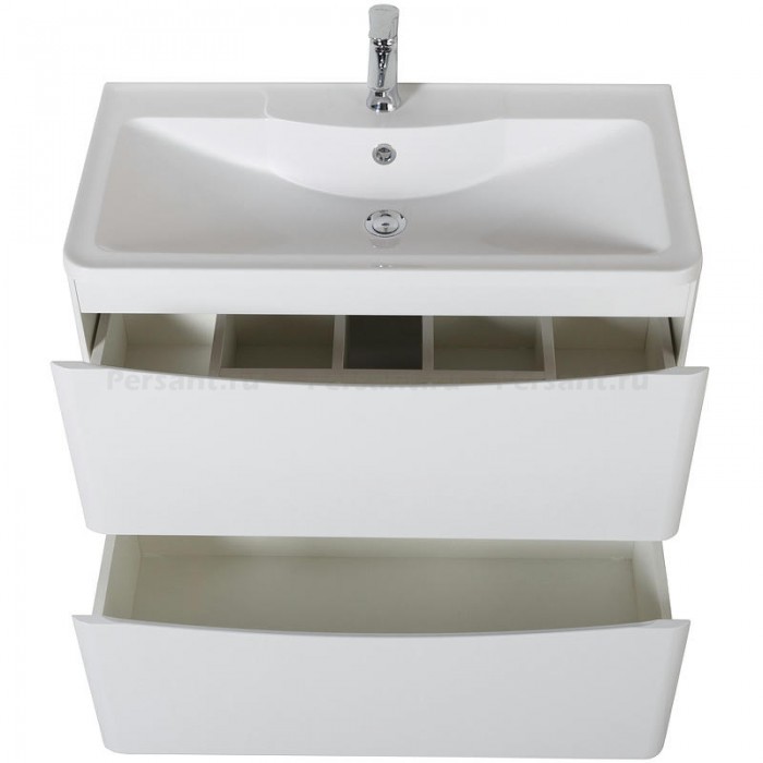Тумба под раковину BelBagno Acqua 90 ACQUA-900-2C-PIA-BL Bianco Lucido