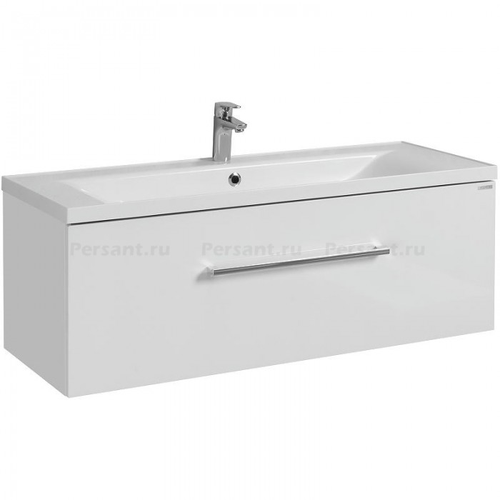 Тумба под раковину Aquaton Мадрид 120 М 1A168701MA010 подвесная, белая