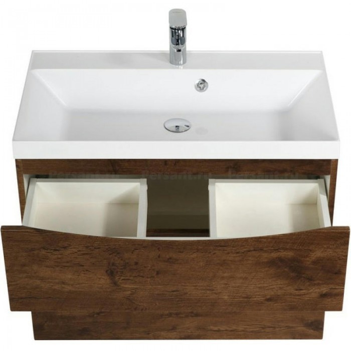 Тумба под раковину BelBagno Marino 90 MARINO-H60-900-2C-SO-RW-P подвесная Rovere Moro
