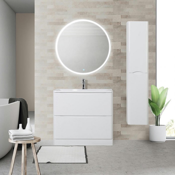 Тумба под раковину BelBagno Acqua 100 ACQUA-1000-2C-PIA-BL Bianco Lucido