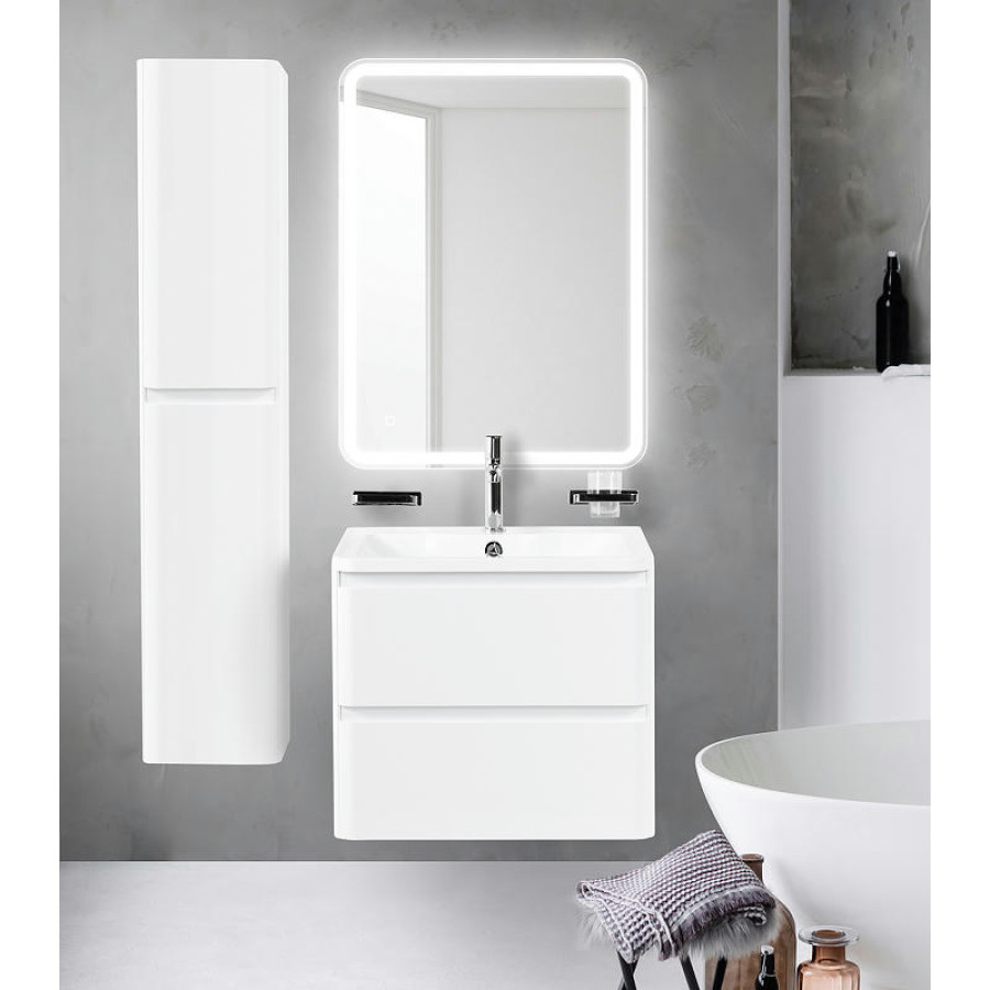 Тумба под раковину BelBagno 70 ALBANO-700-2C-SO-BL подвесная Bianco Lucido