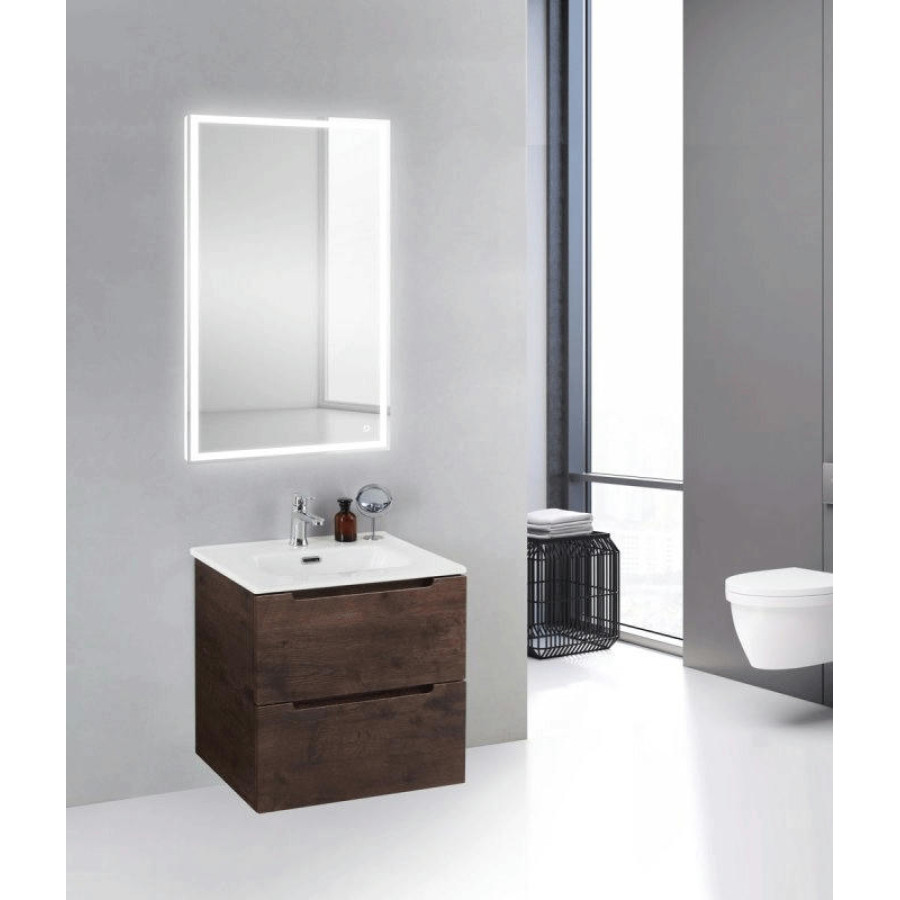 Тумба под раковину BelBagno ETNA 39-600/390-2C-SO-RW-P подвесная Rovere Moro