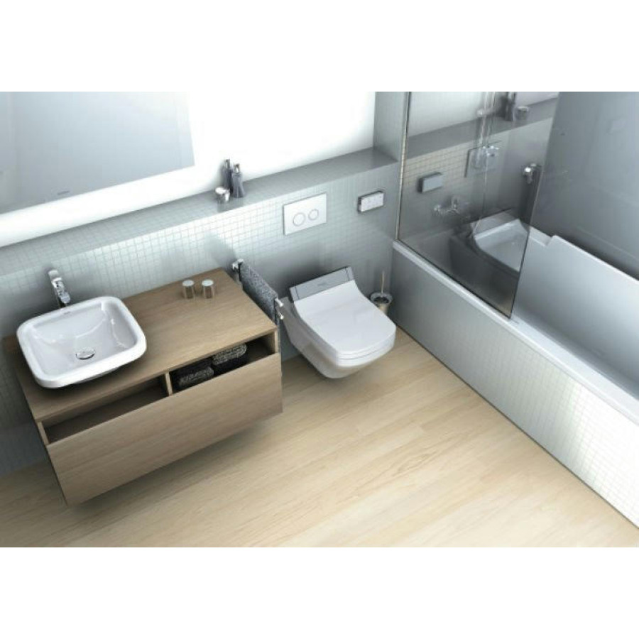 Подвесной унитаз Duravit DuraStyle 2542590000 + 610200002000300 безободковый, с функцией биде