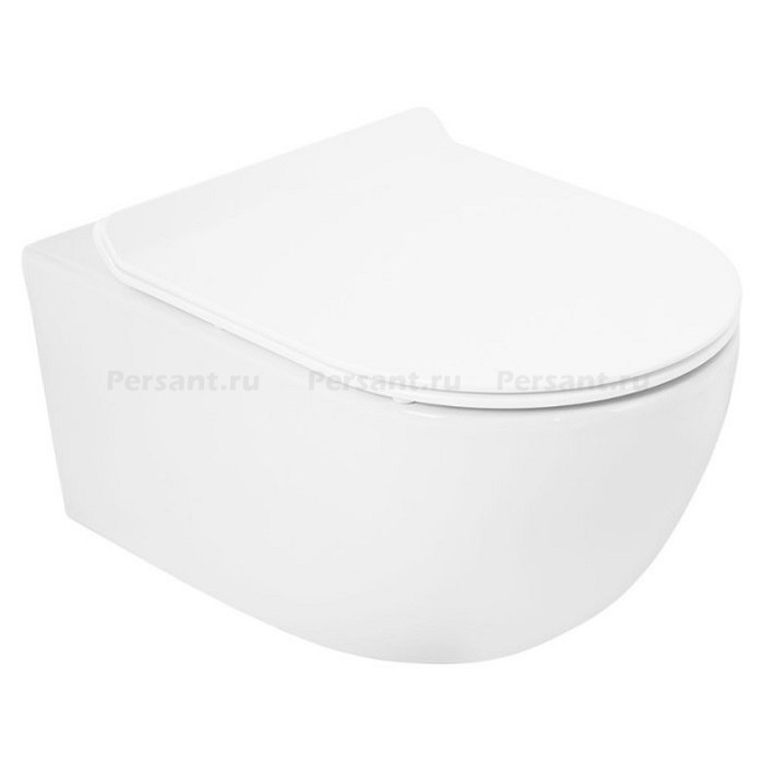 Подвесной унитаз Cezares Molveno CZR-2468-TH-R безободковый