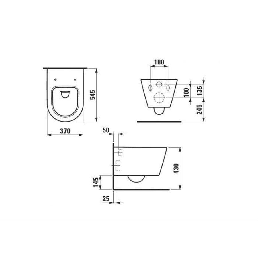 Подвесной унитаз Laufen Kartell 8.2033.1.000.000.1