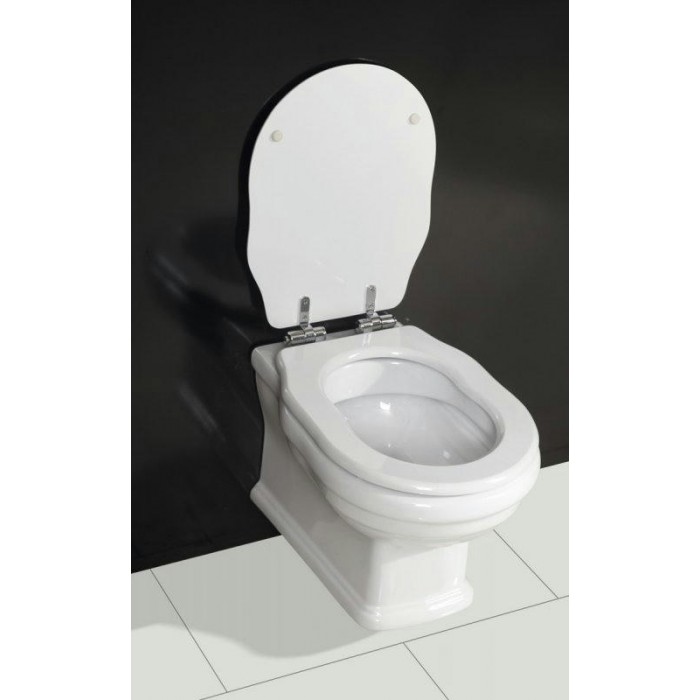 Унитаз подвесной BelBagno BOHEME BB115CH безободковый, белый